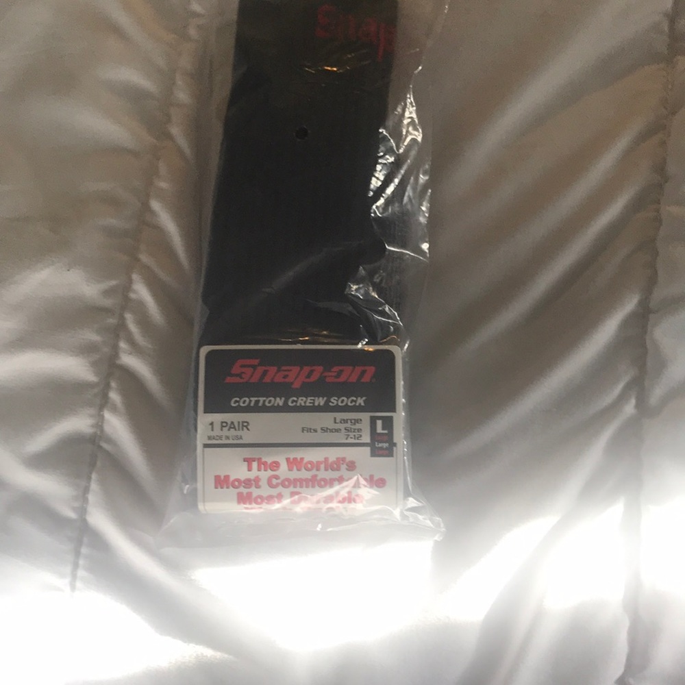 Bundle 3/$30 with other various items Snap On men’s socks.l